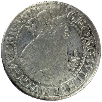Ort 1624 Jerzy Wilhelm Ksiestwo Pruskie Krуlewiec