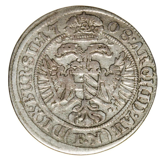 3 krajcary 1708 Józef I Habsburg Śląsk Wrocław