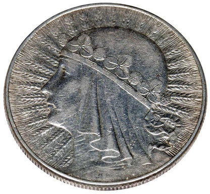 10 złotych 1932 II RP Warszawa Głowa kobiety